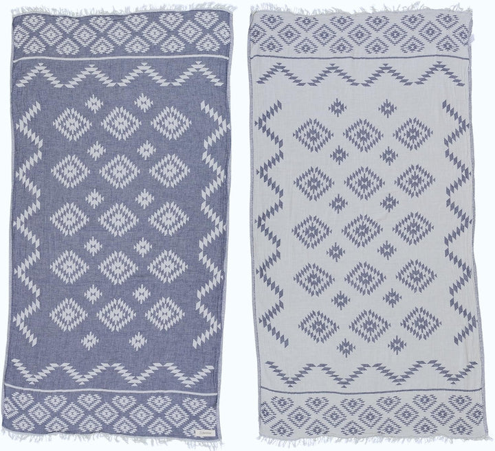 Teotihuacan Dual-Layer Turkish Towel-Bersuse Towels-Gone Bananas Beachwear