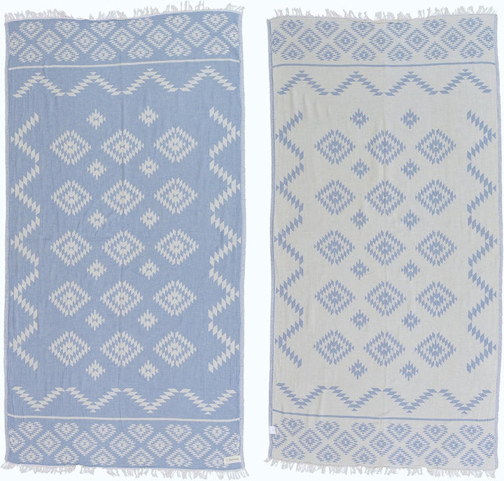 Teotihuacan Dual-Layer Turkish Towel-Bersuse Towels-Gone Bananas Beachwear