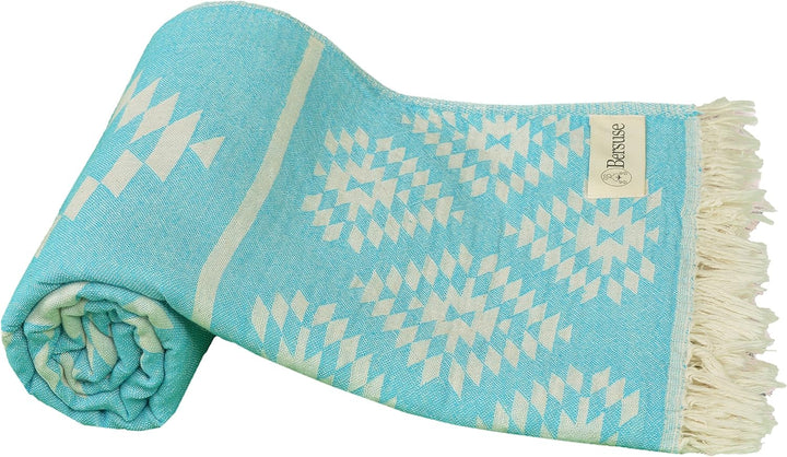 Teotihuacan Dual-Layer Turkish Towel-Bersuse Towels-Gone Bananas Beachwear