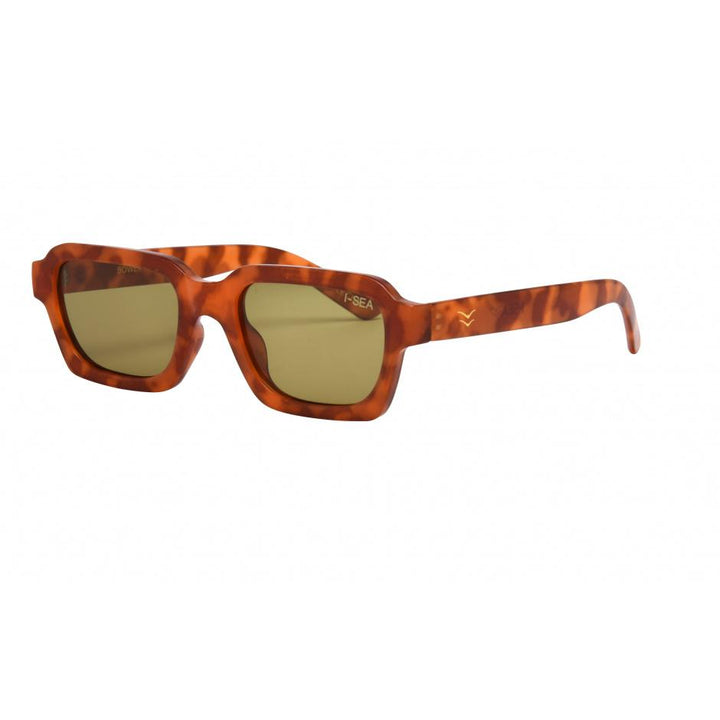 Tort/Green Polarized Bowery Sunglasses-I-SEA Sunglasses-Gone Bananas Beachwear