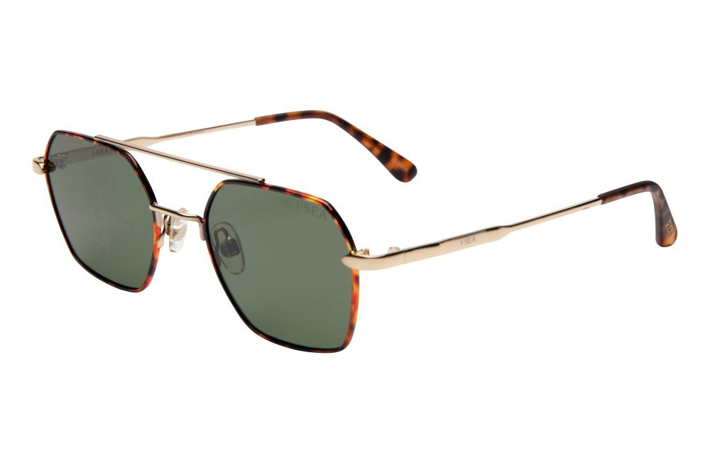 Tort/Olive Polarized Sara Sunglasses-I-SEA Sunglasses-Gone Bananas Beachwear