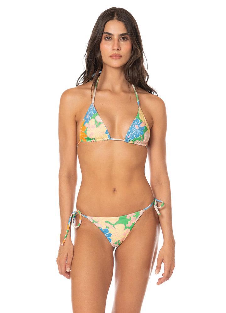 Tropic Lei Reversible Balmy Top-Maaji-Gone Bananas Beachwear