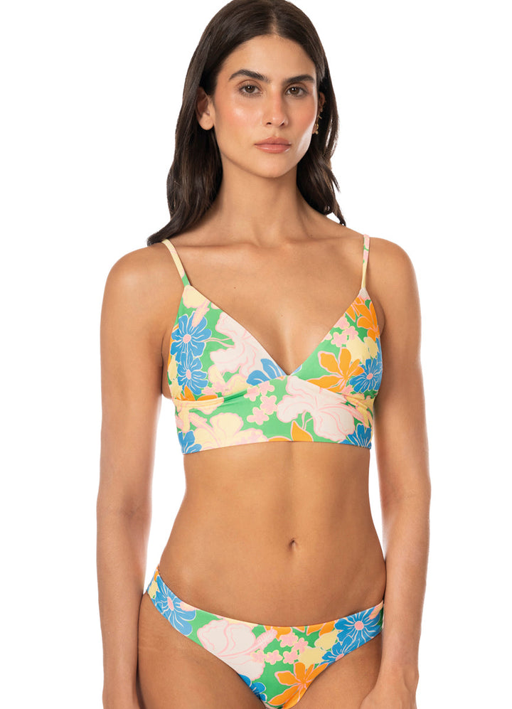 Tropic Lei Reversible Mirage Top-Maaji-Gone Bananas Beachwear