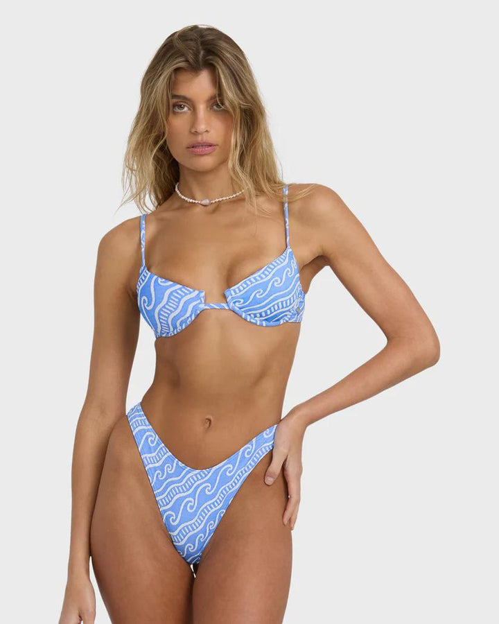 True Blue More Than Waves Leah Underwire Top-Billabong-Gone Bananas Beachwear