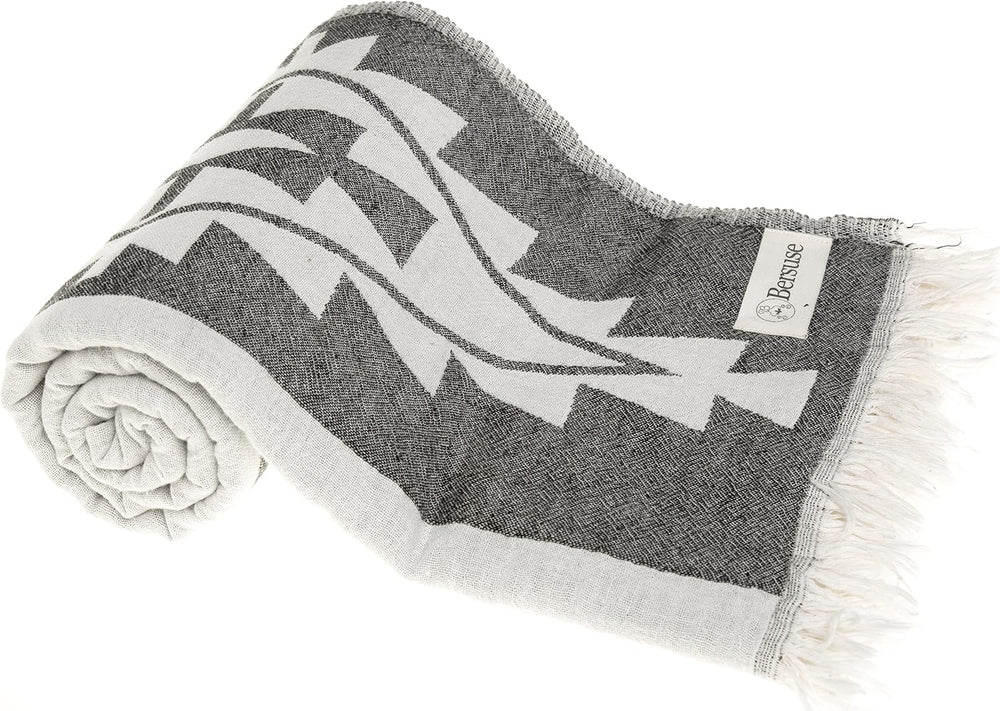 Tulum Dual-Layer Turkish Towel-Bersuse Towels-Gone Bananas Beachwear