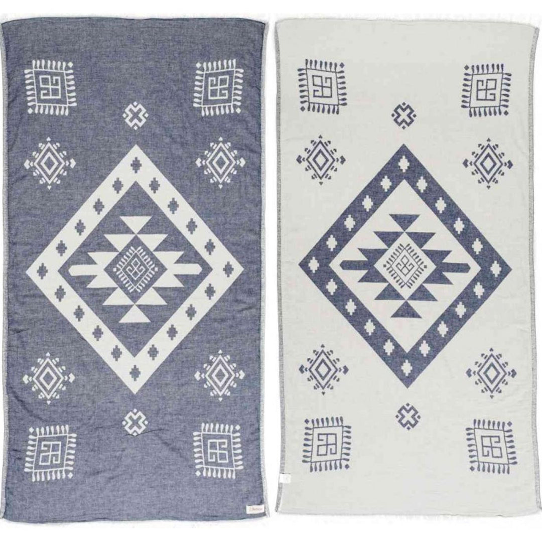 Veracrus Dual-Layer Turkish Towel-Bersuse Towels-Gone Bananas Beachwear