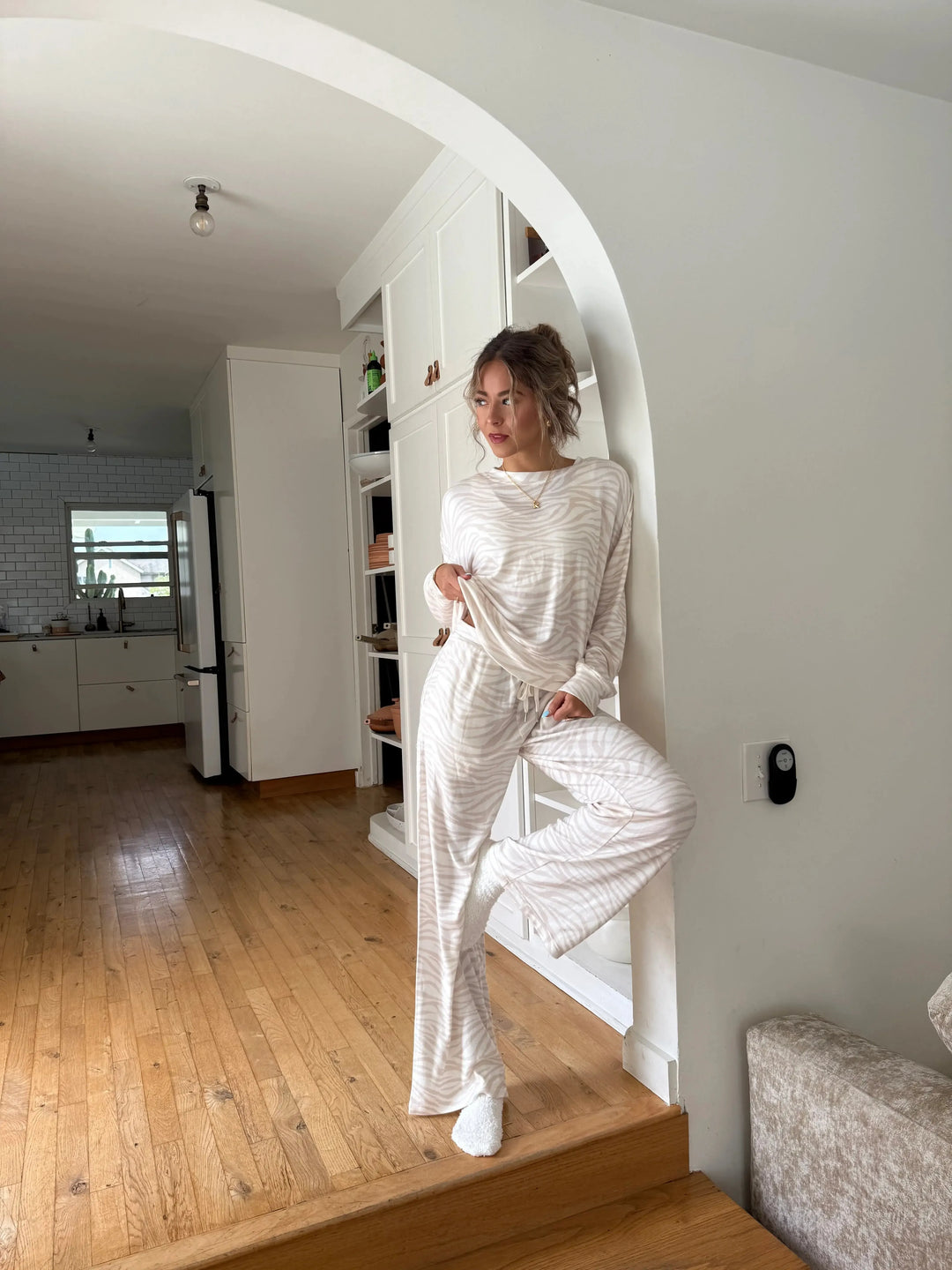 White Tiger Mai Crew Sweatshirt-Beach Bunny-Gone Bananas Beachwear