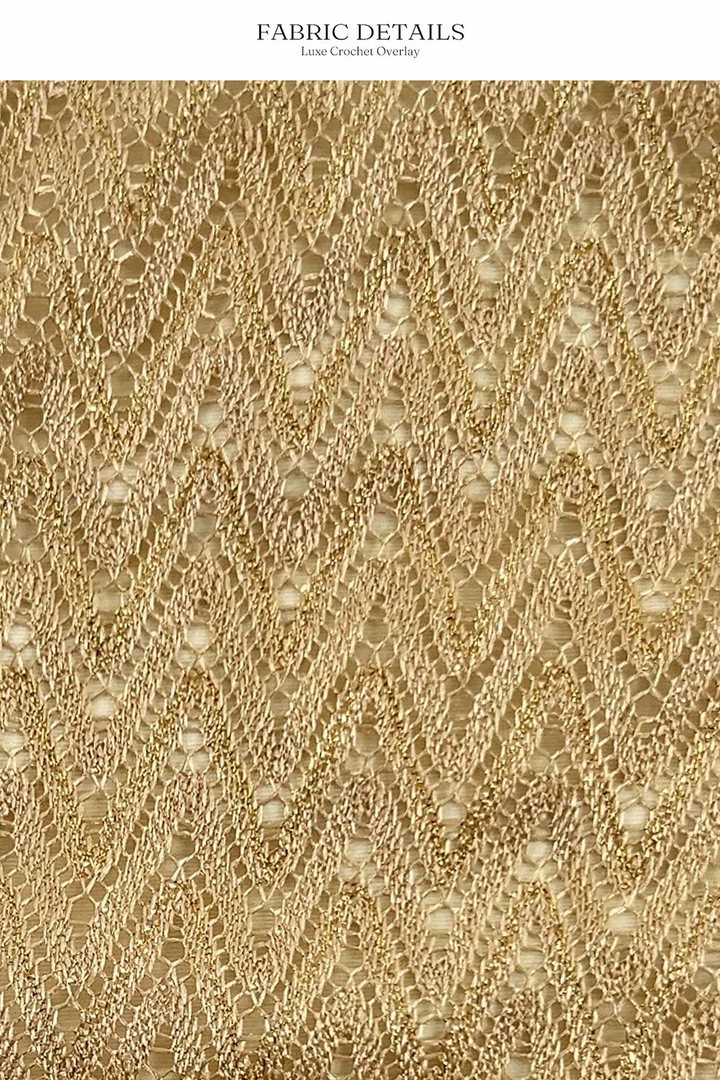 Gold Golden Drift Triangle Halter Top
