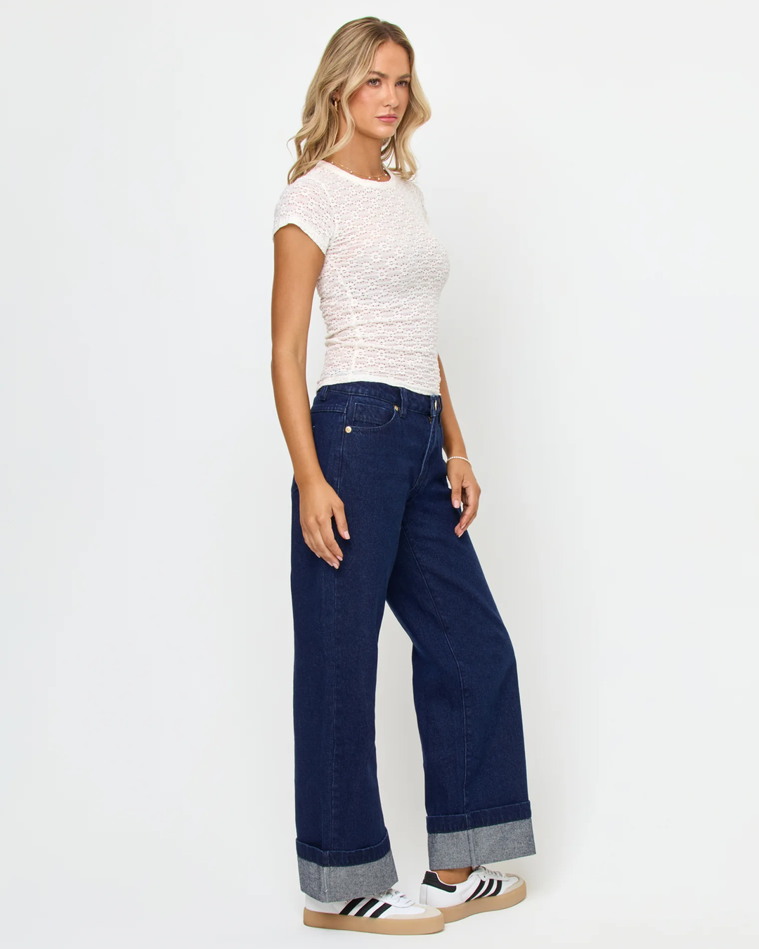 Cream Lily Rose Top
