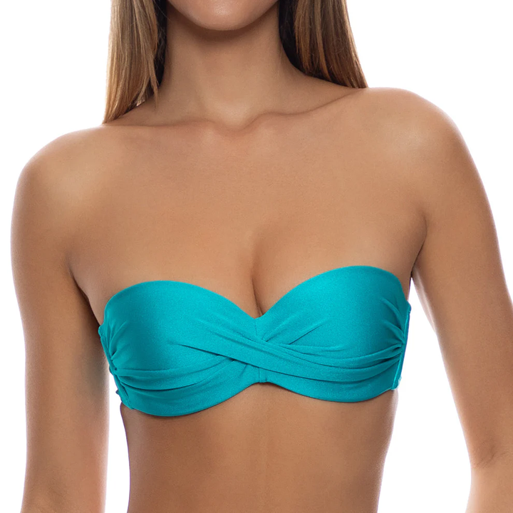 Mermaid Cosita Buena Underwire Push Up Bandeau Top